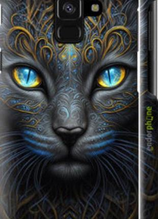 Чехол на samsung galaxy a8 2018 a530f кошка "5548m-1344-2448"