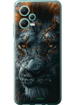 Чехол на xiaomi redmi note 12 5g пламенный лев "6153u-2934-2448"