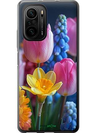 Чехол на xiaomi mi 11i весенние цветы "6058u-3935-2448"