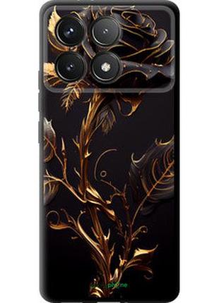 Чехол на xiaomi redmi k70 роза 3 "5552b-3799-2448"
