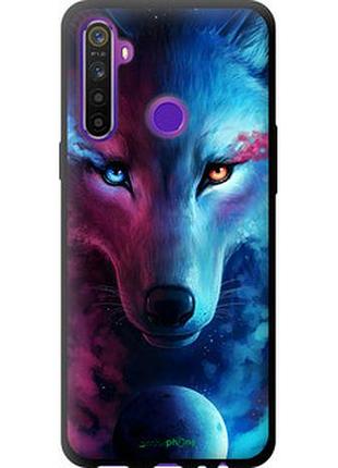 Чехол на realme 5 арт-волк "3999b-1862-2448"