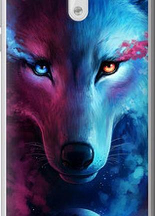 Чехол на nokia 3 арт-волк "3999t-818-2448"