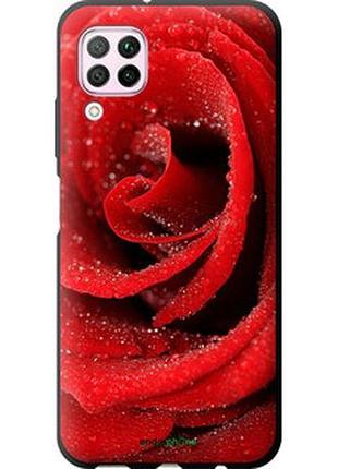 Чехол на huawei p40 lite красная роза "529b-1887-2448"