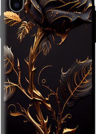 Чехол на iphone x роза 3 "5552b-1050-2448"