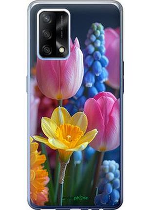 Чехол на oppo a74 весенние цветы "6058u-2305-2448"