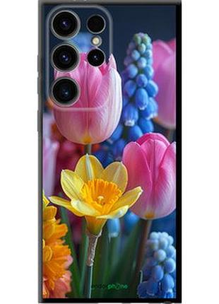 Чехол на samsung galaxy s24 ultra весенние цветы "6058b-3389-2448"