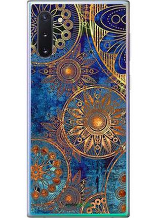Чехол на samsung galaxy note 10 золотой узор "678u-1718-2448"
