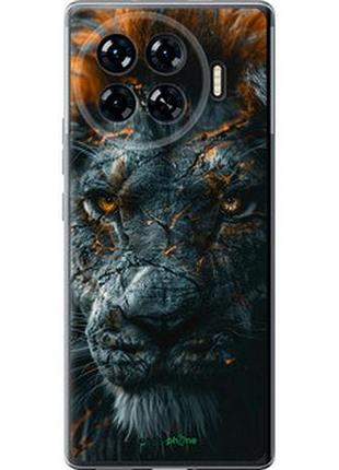 Чехол на tecno spark 20 pro+ пламенный лев "6153u-3663-2448"