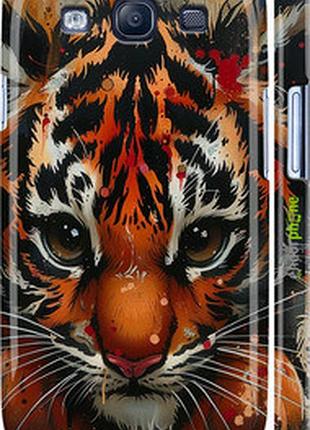 Чехол на samsung galaxy s3 duos i9300i mini tiger "6052c-50-2448"