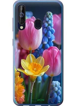 Чехол на samsung galaxy a60 2019 a606f весенние цветы "6058u-1699-2448"