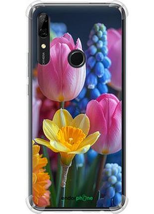 Чехол на huawei p smart z весенние цветы "6058sp-1704-2448"