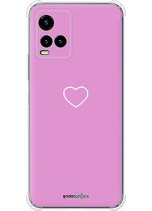 Чехол на vivo y33s сердце 2 "4863sp-2643-2448"