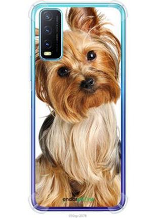 Чехол на vivo y20 йоркширский терьер с хвостиком "930sp-2078-2448"