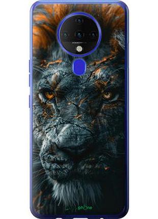 Чохол на tecno spark 6 ke7 плам'яний лев "6153u-2418-2448"