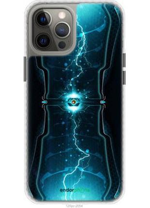 Чехол на iphone 12 pro max молнии в цилиндре "120pc-2054-2448"