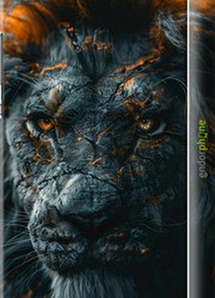 Чехол на huawei ascend p8 lite пламенный лев "6153m-126-2448"