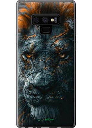 Чехол на samsung galaxy note 9 n960f пламенный лев "6153u-1512-2448"