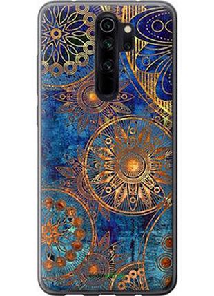 Чехол на xiaomi redmi note 8 pro золотой узор "678u-1783-2448"