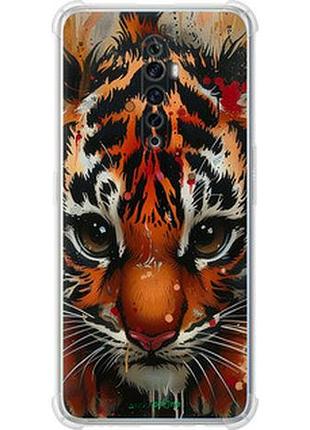 Чехол на oppo reno 2z mini tiger "6052sp-1867-2448"