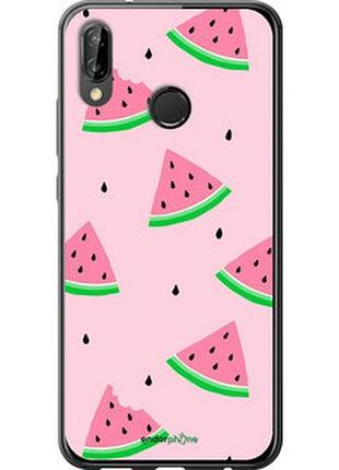 Чехол на huawei p20 lite розовый арбуз "4314t-1410-2448"