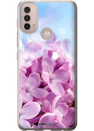 Чехол на motorola e40 сирень "527u-2660-2448"
