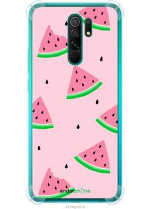 Чехол на xiaomi redmi 9 розовый арбуз "4314sp-2019-2448"