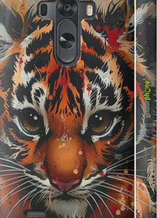 Чехол на lg g3 d855 mini tiger "6052c-47-2448"