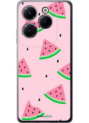 Чехол на infinix hot 40 розовый арбуз "4314u-3503-2448"