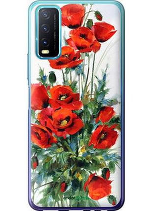 Чехол на vivo y20 маки "523t-2078-2448"