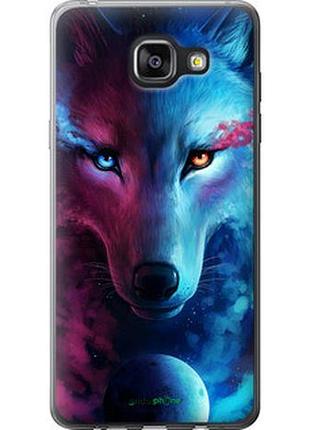 Чехол на samsung galaxy a5 (2016) a510f арт-волк "3999u-158-2448"