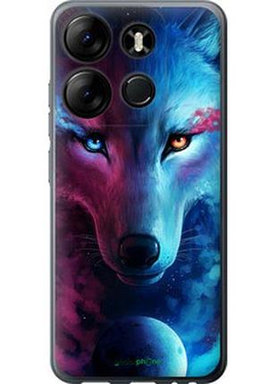 Чехол на tecno spark go 2023 bf7 арт-волк "3999u-2952-2448"