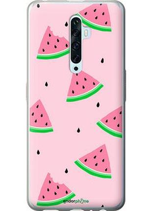 Чохол на oppo reno 2z рожевий кавун "4314u-1867-2448"