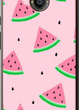 Чехол на motorola moto x2 розовый арбуз "4314u-372-2448"