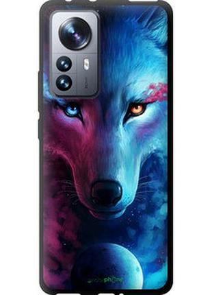 Чехол на xiaomi 12 pro арт-волк "3999b-2560-2448"