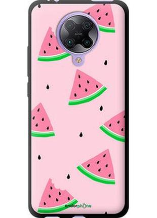 Чехол на xiaomi redmi k30 pro розовый арбуз "4314b-1899-2448"