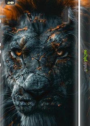 Чехол на lenovo k3 note k50-t5 пламенный лев "6153m-141-2448"