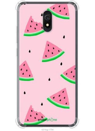 Чехол на xiaomi redmi 8a розовый арбуз "4314sp-1794-2448"