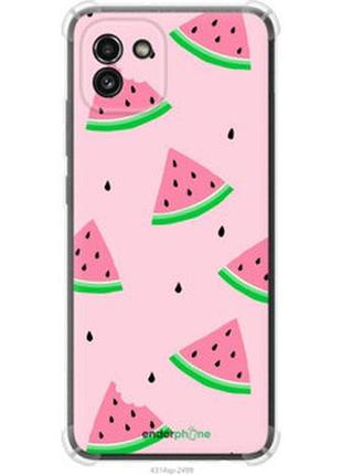 Чехол на samsung galaxy a03 a035f розовый арбуз "4314sp-2499-2448"