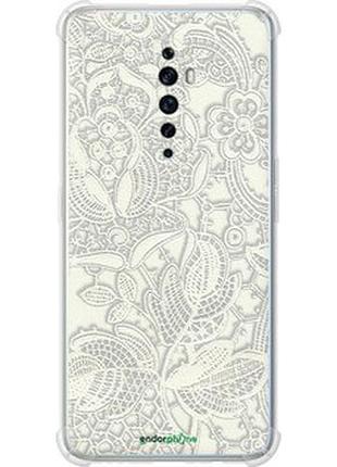 Чехол на oppo reno 2z белое кружево "4383sp-1867-2448"