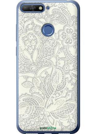 Чохол на huawei honor 7a pro біле мереживо "4383u-1440-2448"