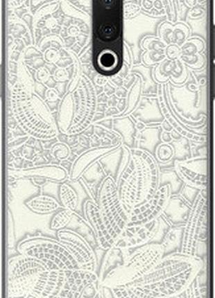 Чехол на meizu 15 plus белое кружево "4383u-1473-2448"