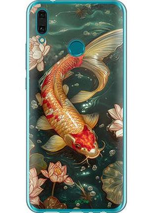 Чехол на huawei y9 2019 мелодия лотоса "6106u-1602-2448"