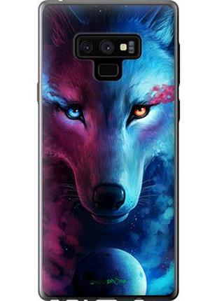 Чехол на samsung galaxy note 9 n960f арт-волк "3999u-1512-2448"