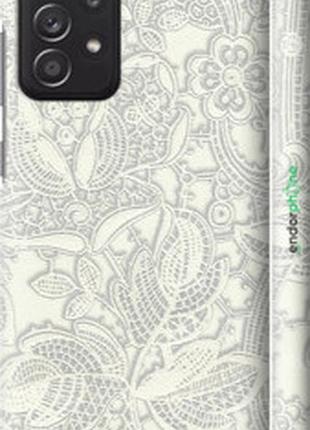 Чехол на samsung galaxy a52 белое кружево "4383m-2251-2448"