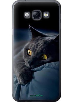 Чохол на samsung galaxy a8 a8000 димчастий кіт "825u-135-2448"