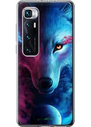 Чехол на xiaomi mi 10 ultra арт-волк "3999t-2064-2448"