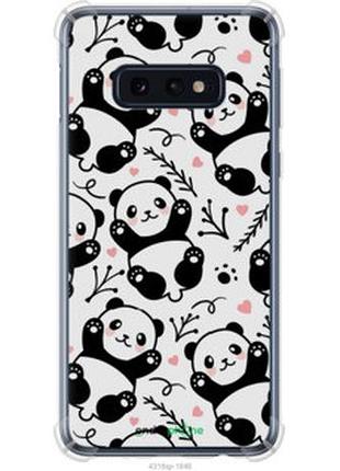 Чехол на samsung galaxy s10e панды "4318sp-1646-2448"