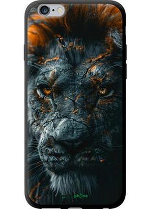 Чохол на iphone 6s plus полум'яний лев "6153b-91-2448"