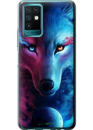 Чохол на infinix note 10 арт-вовк "3999u-2763-2448"
