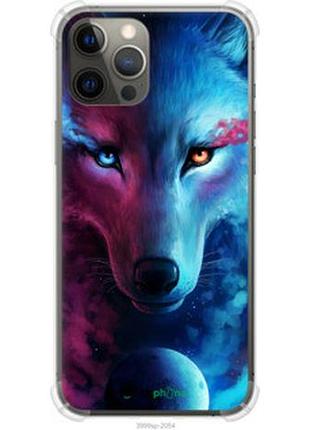 Чехол на iphone 12 pro max арт-волк "3999sp-2054-2448"